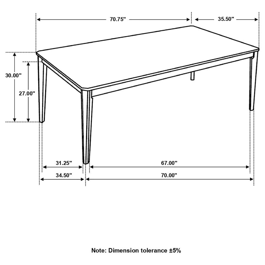 Wethersfield Brown Dining Table - MyWaynesHome #
