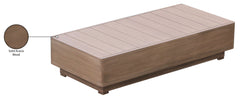 Solace - Acacia Wood Outdoor Patio Coffee Table - Natural