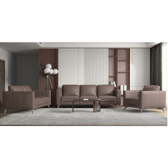 Malaga - Sofa - Taupe Leather
