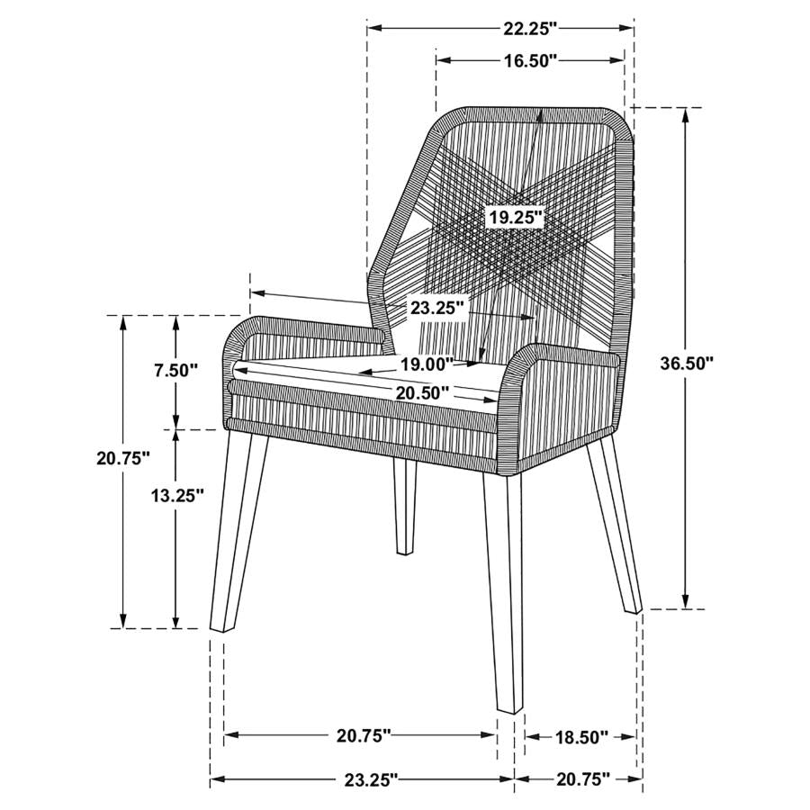 Nakia Blue Side Chair - MyWaynesHome #
