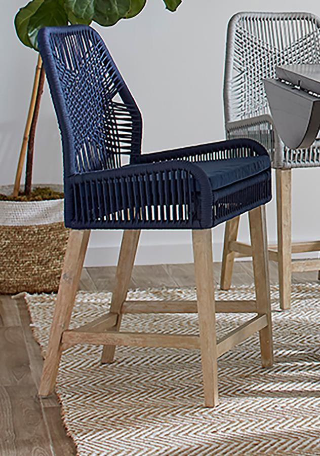 Nakia Blue Counter Stool - MyWaynesHome #