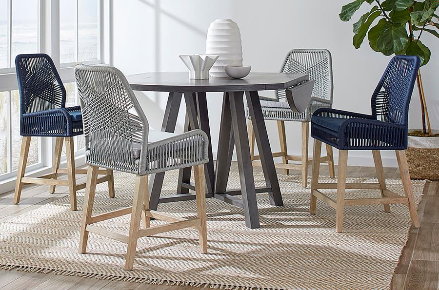 Nakia Blue Counter Stool - MyWaynesHome #