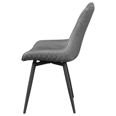 Brassie Grey Swivel Side Chair - MyWaynesHome #