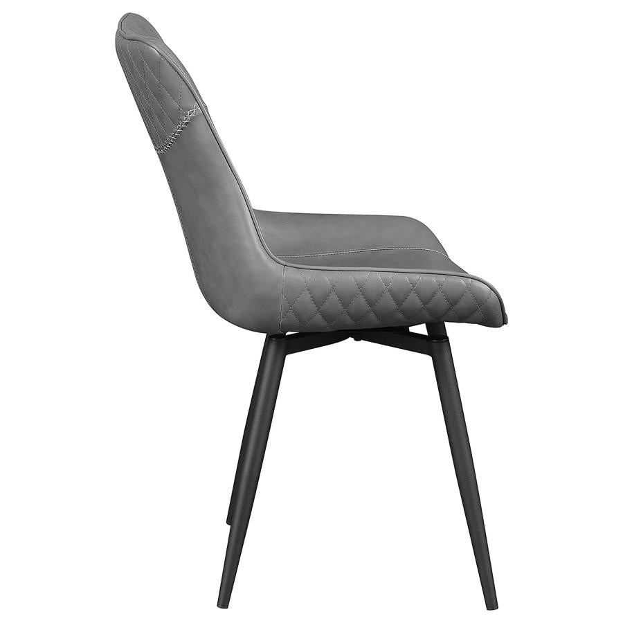 Brassie Grey Swivel Side Chair - MyWaynesHome #