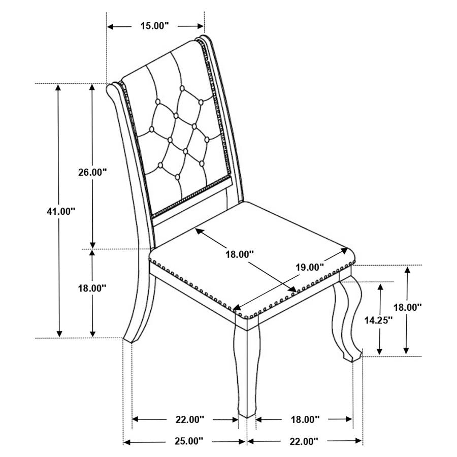 Brockway Ivory Side Chair - MyWaynesHome #