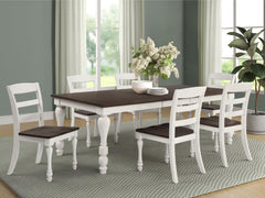 Madelyn White 5 Pc Dining Set - MyWaynesHome #