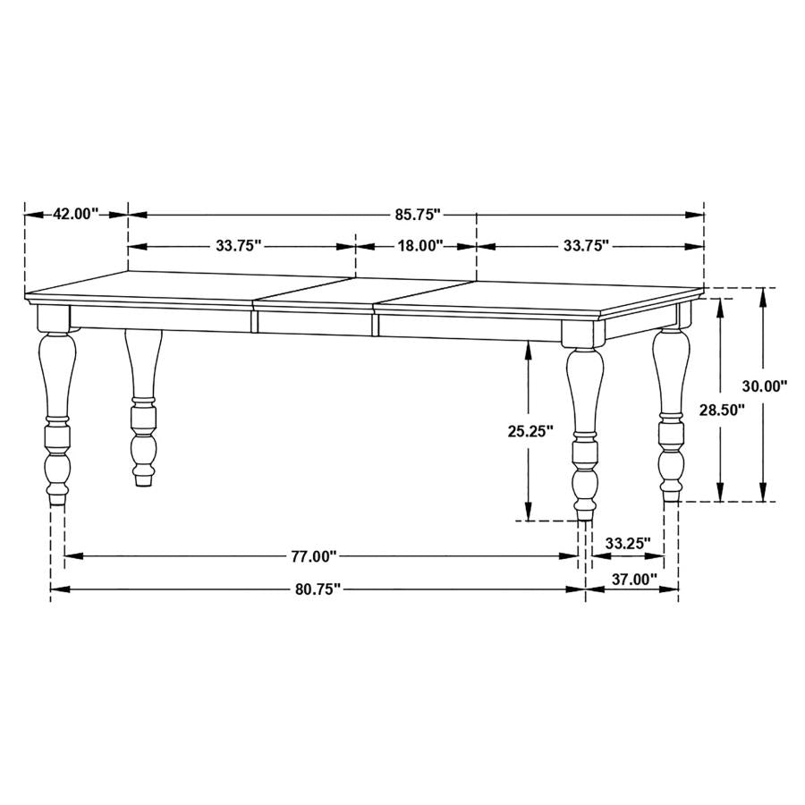 Madelyn White Dining Table - MyWaynesHome #