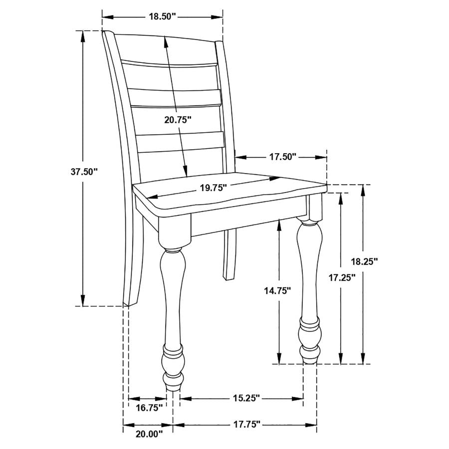 Madelyn White Side Chair - MyWaynesHome #