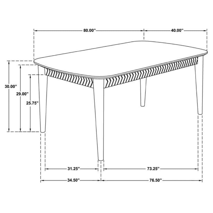 Partridge Brown Dining Table - MyWaynesHome #
