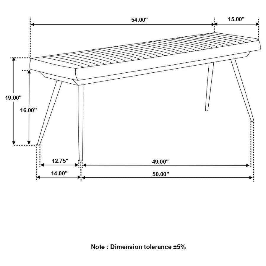 Partridge Black Bench - MyWaynesHome #
