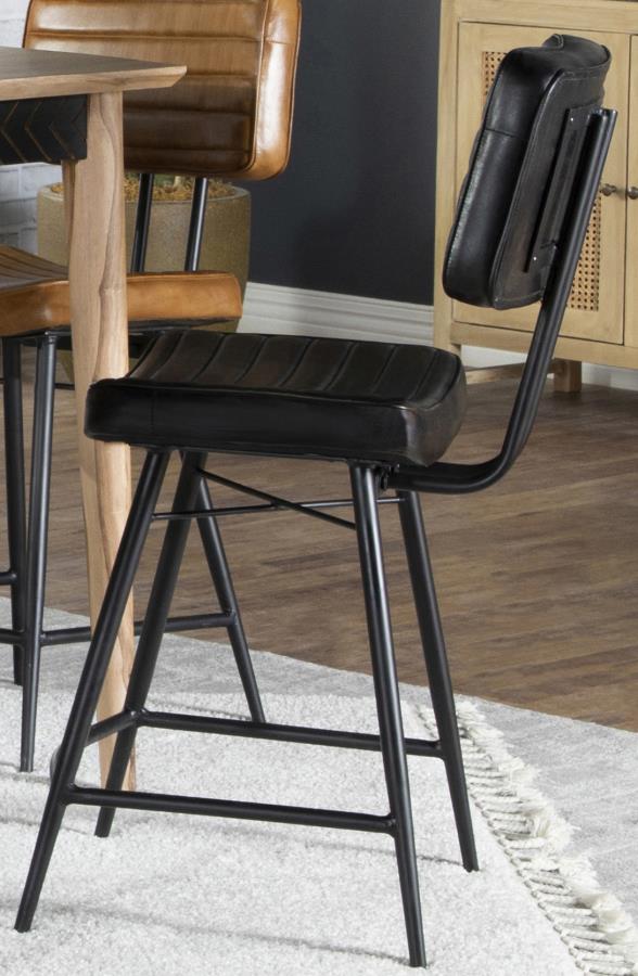 Partridge Black Counter Stool - MyWaynesHome #