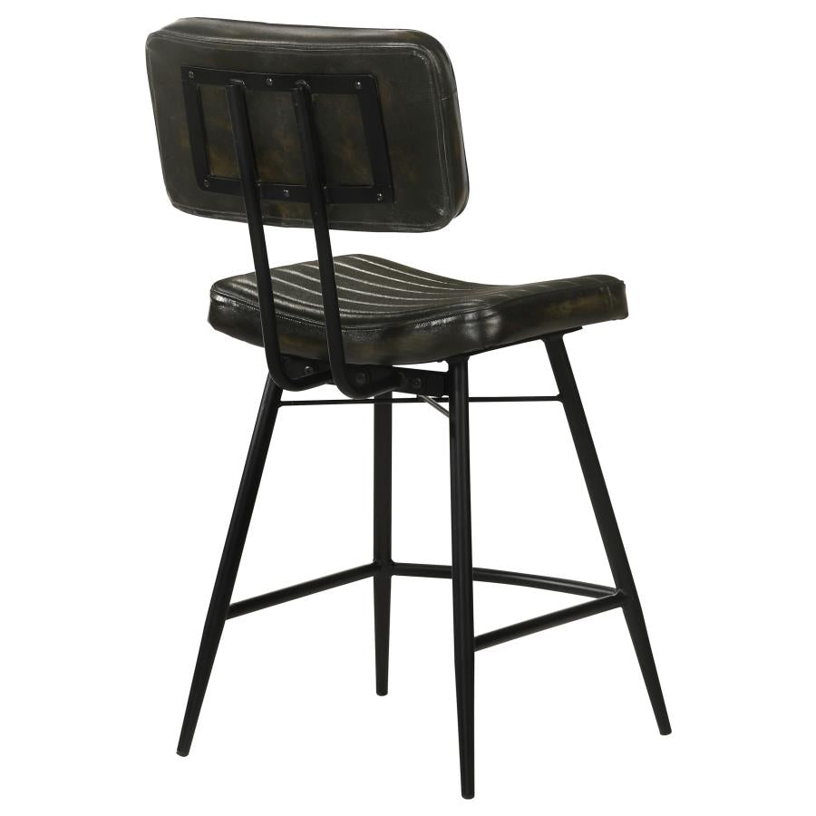 Partridge Black Counter Stool - MyWaynesHome #