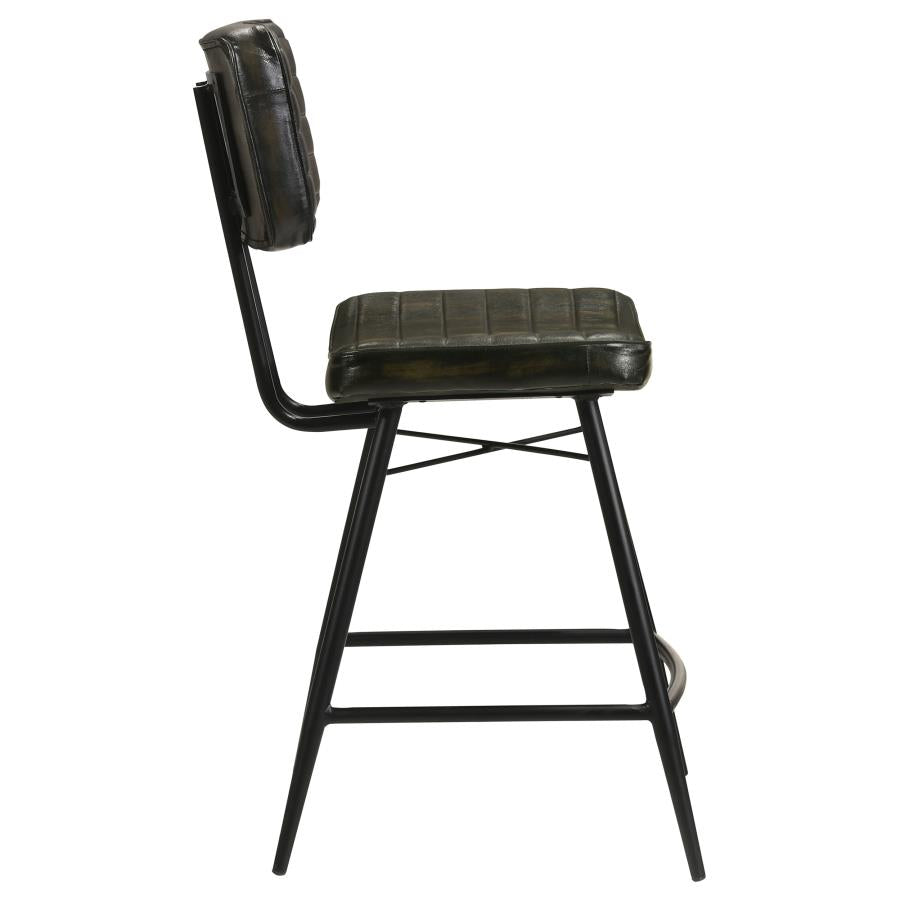 Partridge Black Counter Stool - MyWaynesHome #