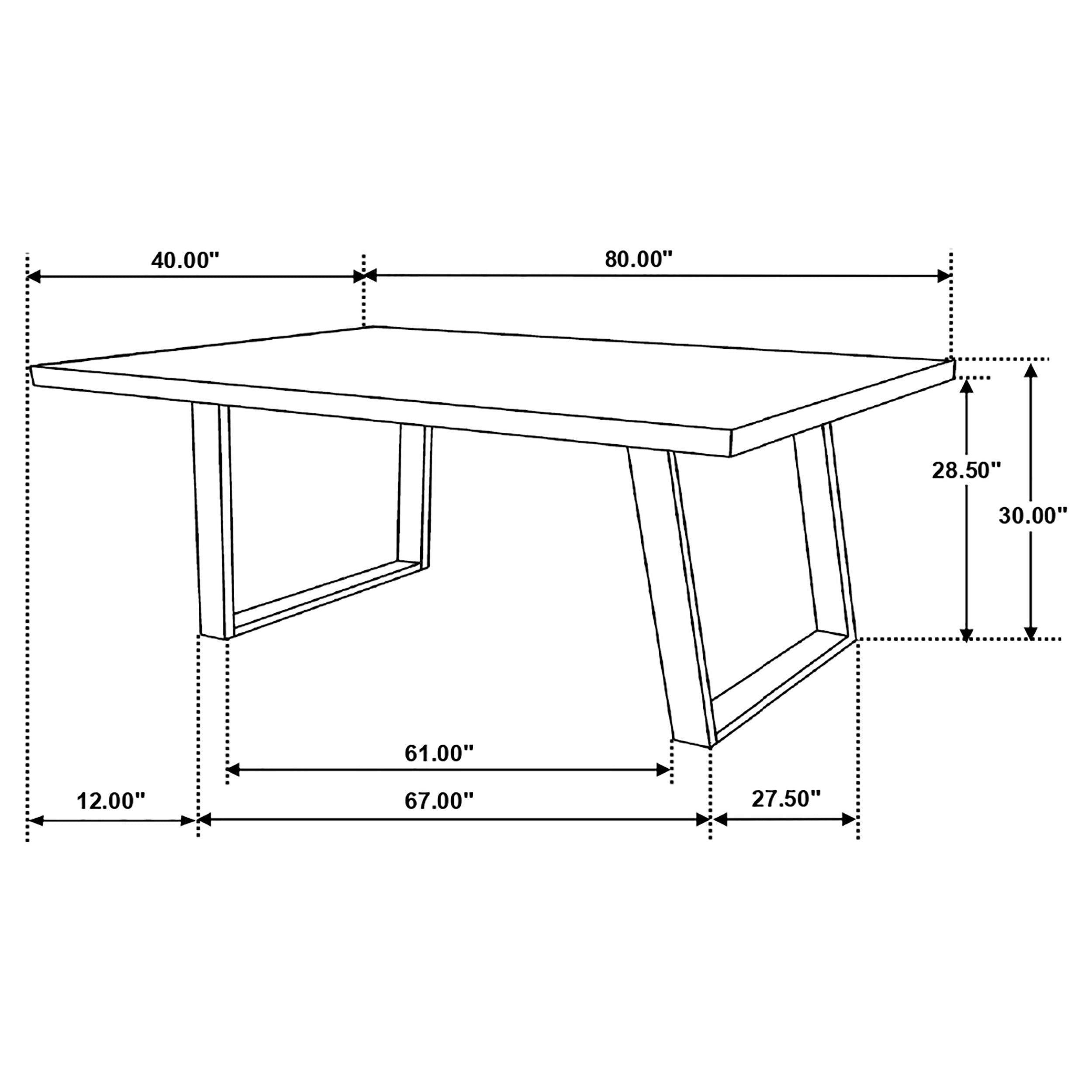Misty 6-piece Rectangular Dining Set Sheesham And Espresso - MyWaynesHome #