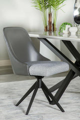 Paulita Grey Swivel Side Chair - MyWaynesHome #