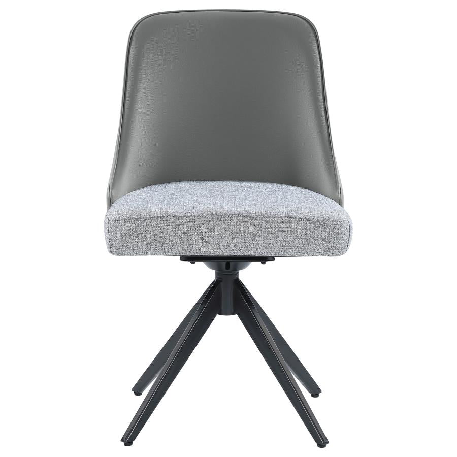 Paulita Grey Swivel Side Chair - MyWaynesHome #