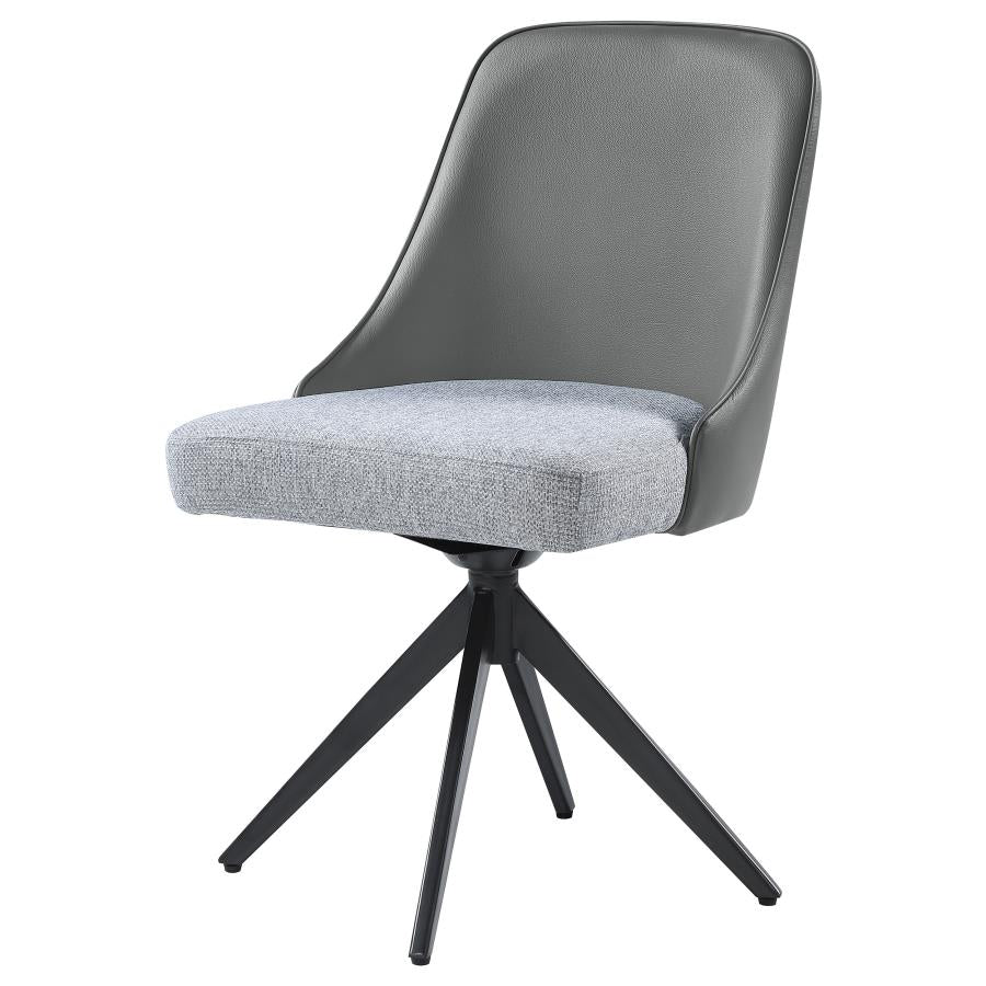 Paulita Grey Swivel Side Chair - MyWaynesHome #