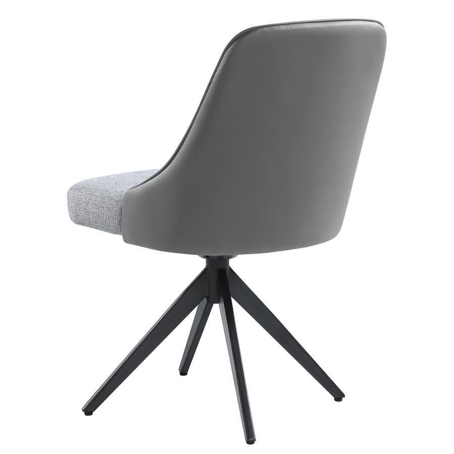 Paulita Grey Swivel Side Chair - MyWaynesHome #