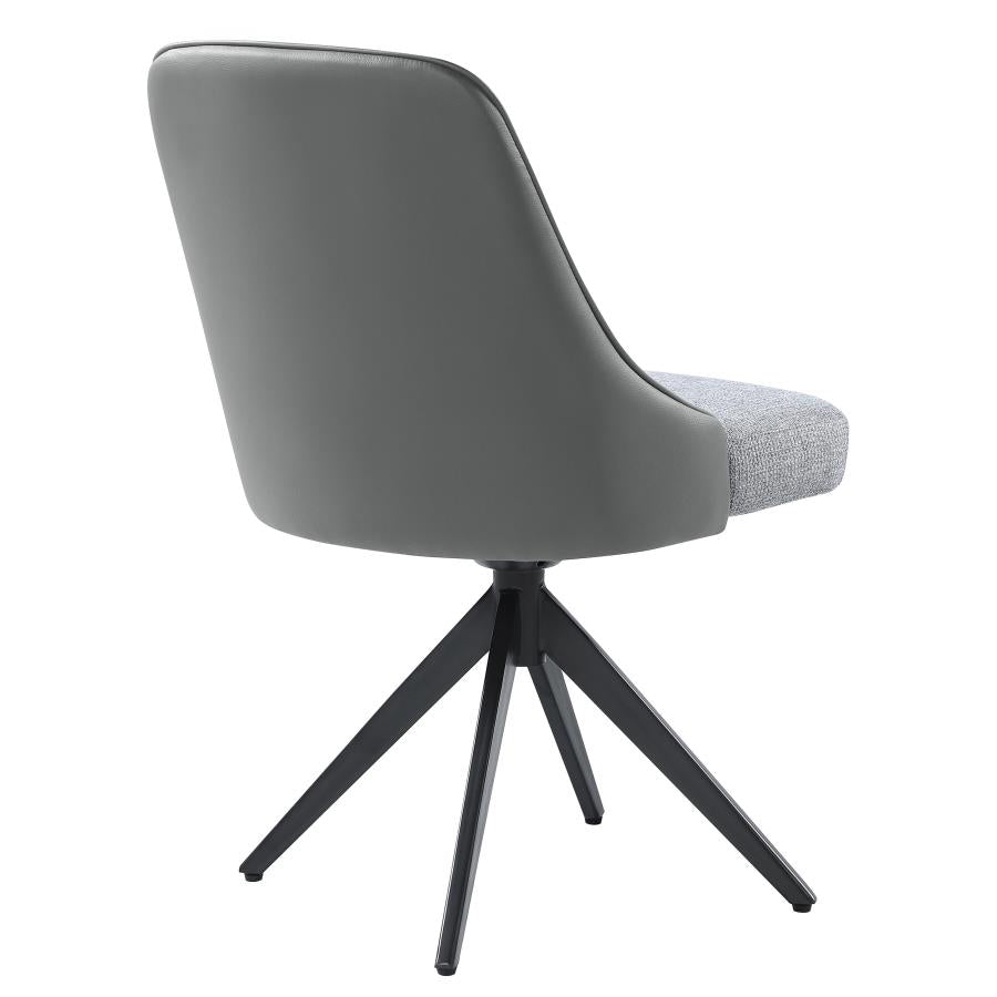 Paulita Grey Swivel Side Chair - MyWaynesHome #