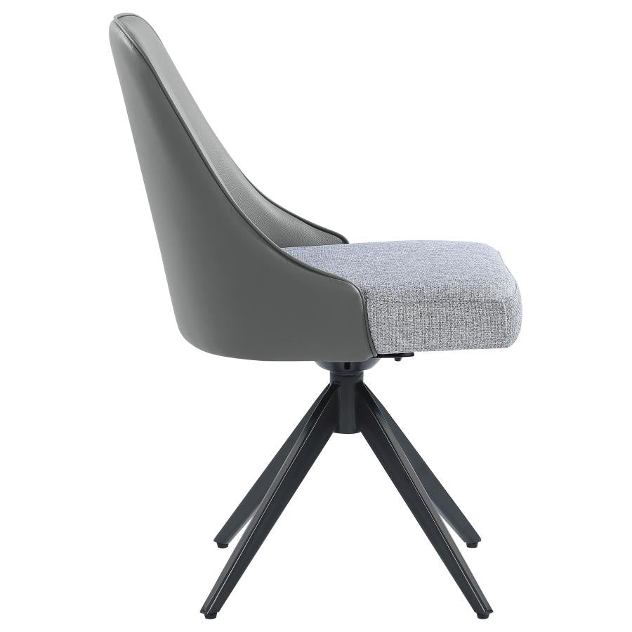 Paulita Grey Swivel Side Chair - MyWaynesHome #