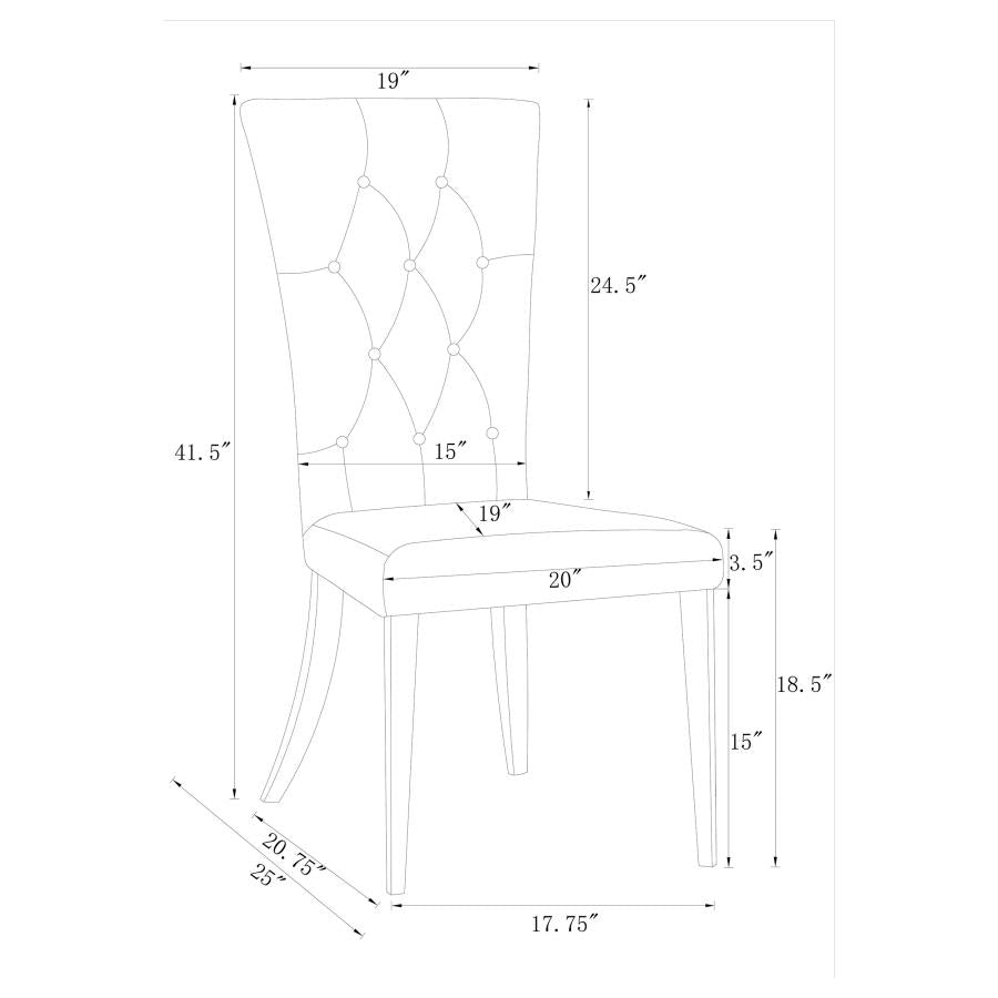 Kerwin Grey Side Chair - MyWaynesHome #