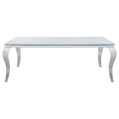 Carone Silver Dining Table - MyWaynesHome #