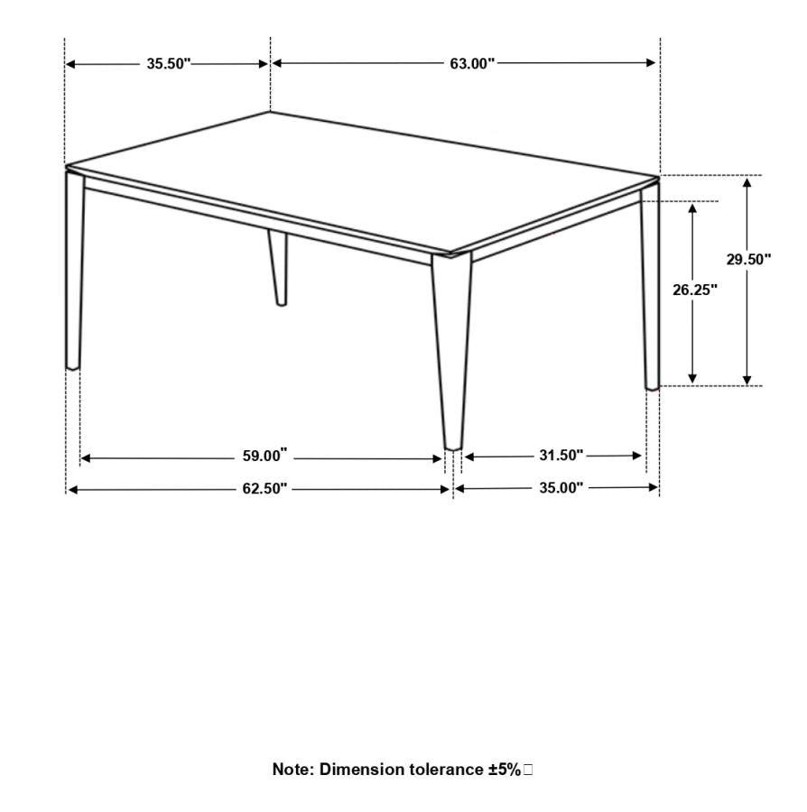 Stevie Grey Dining Table - MyWaynesHome #