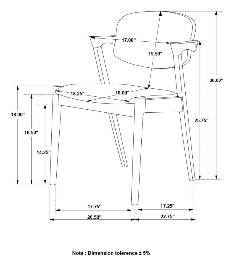 Stevie Grey Arm Chair - MyWaynesHome #