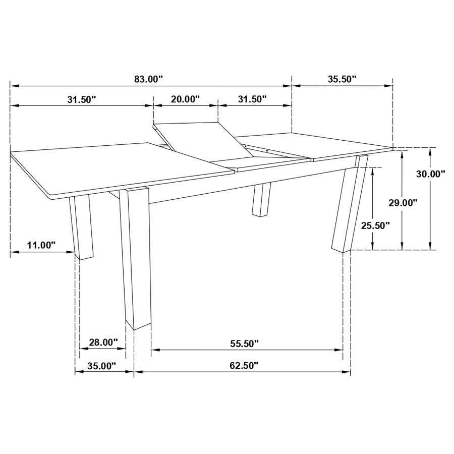 Jakob Black 5 Pc Dining Set - MyWaynesHome #