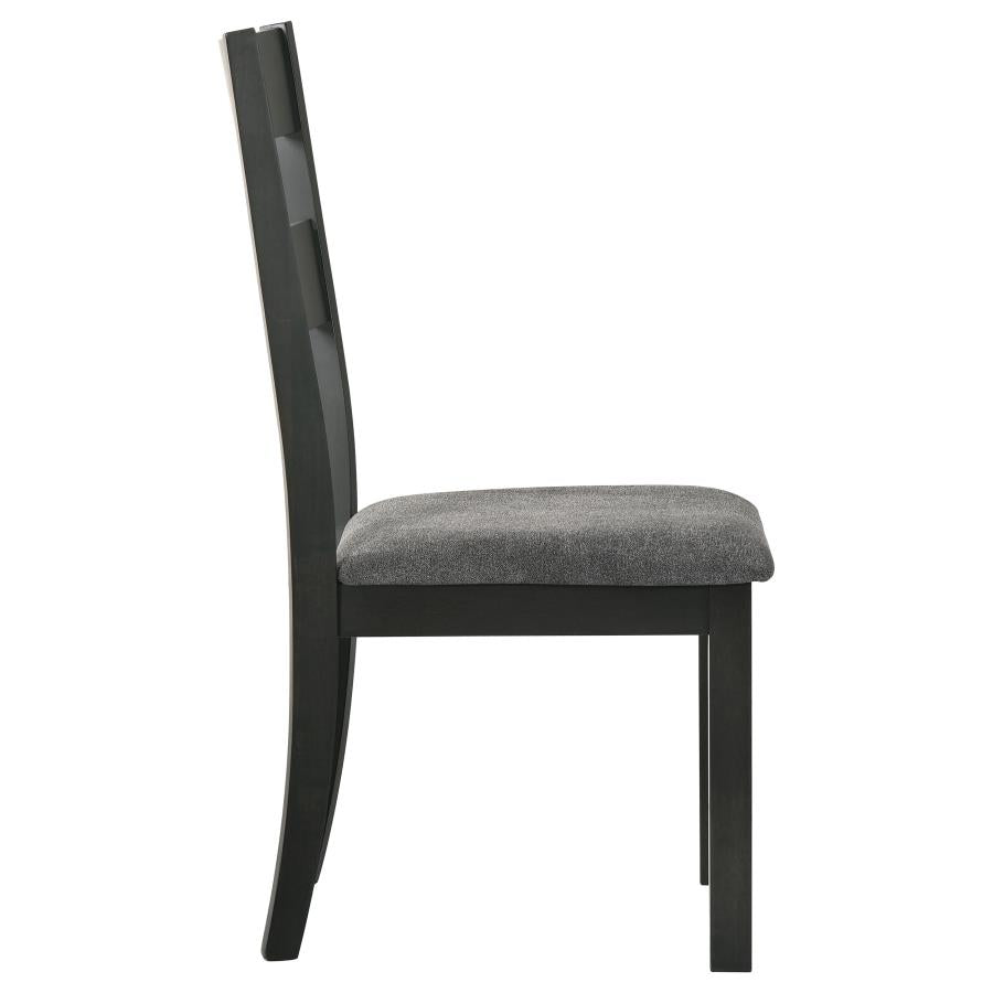 Jakob Black 7 Pc Dining Set - MyWaynesHome #