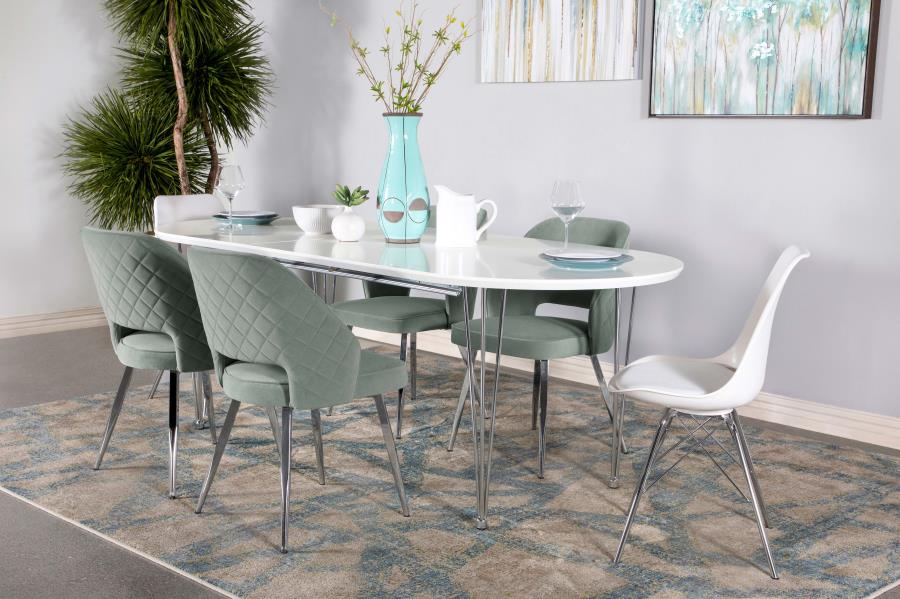 Heather White Dining Table - MyWaynesHome #
