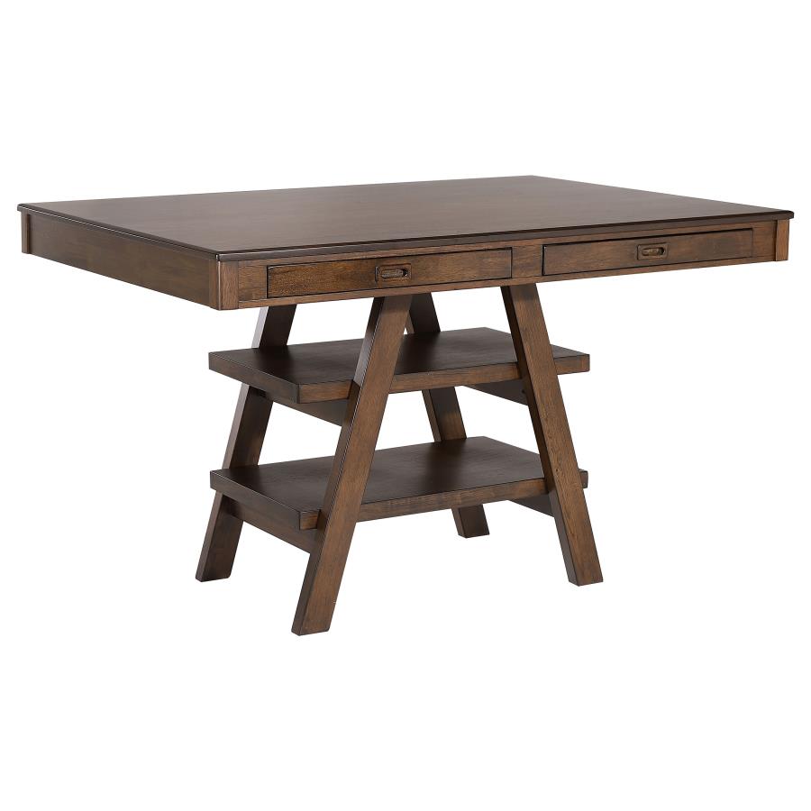 Dewey Brown 5 Pc Counter Height Dining Set - MyWaynesHome #