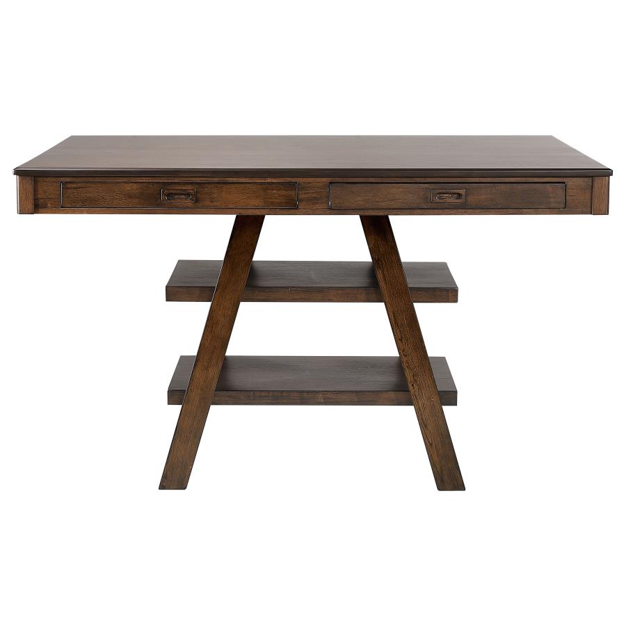 Dewey Brown 5 Pc Counter Height Dining Set - MyWaynesHome #