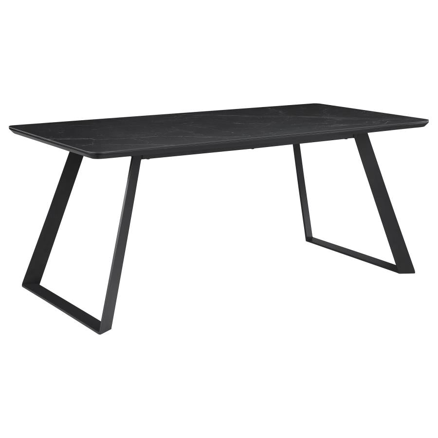 Smith Black Dining Table - MyWaynesHome #