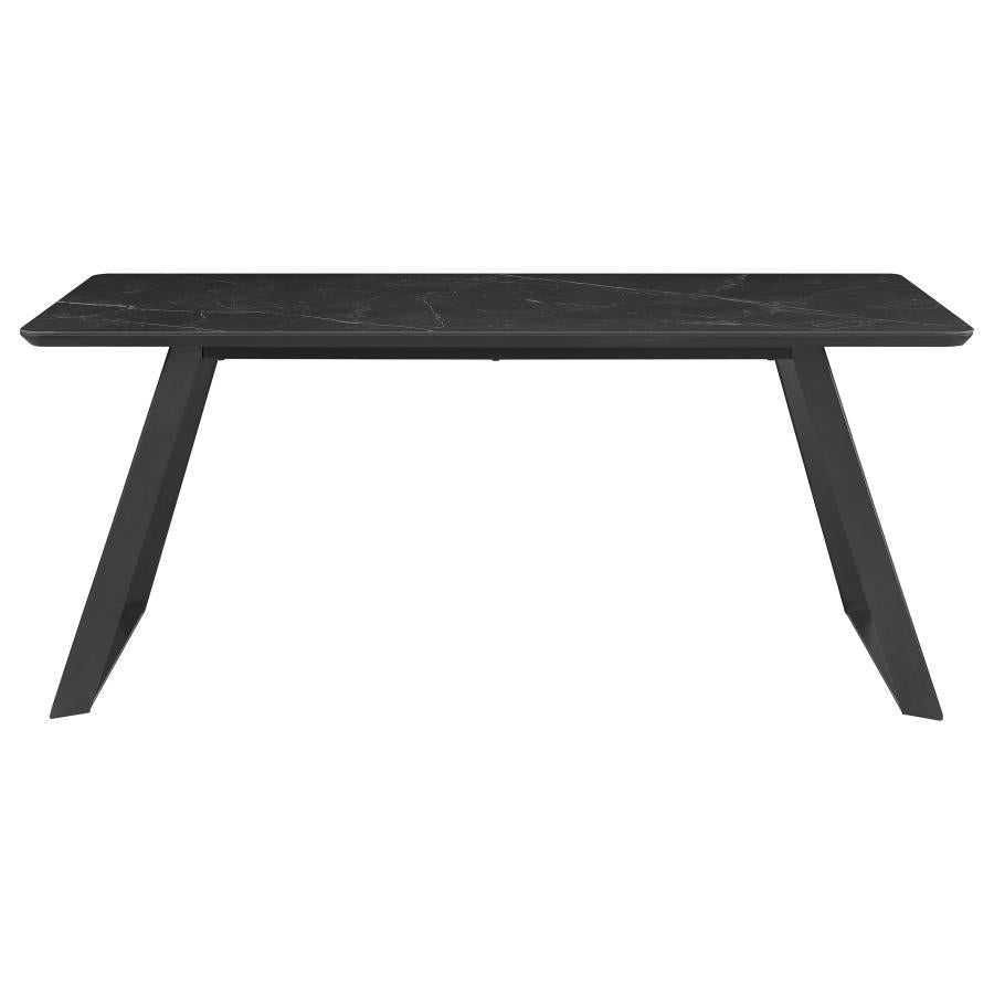Smith Black Dining Table - MyWaynesHome #