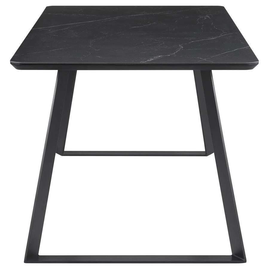 Smith Black Dining Table - MyWaynesHome #