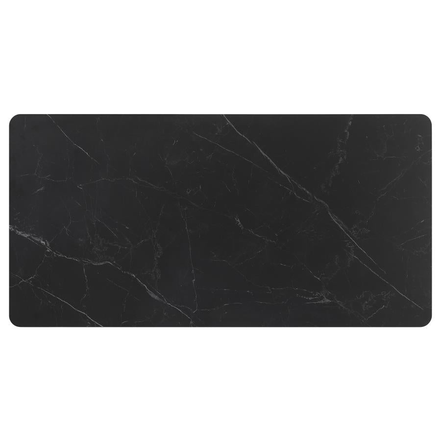 Smith Black Dining Table - MyWaynesHome #