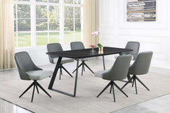 Smith Black Dining Table - MyWaynesHome #