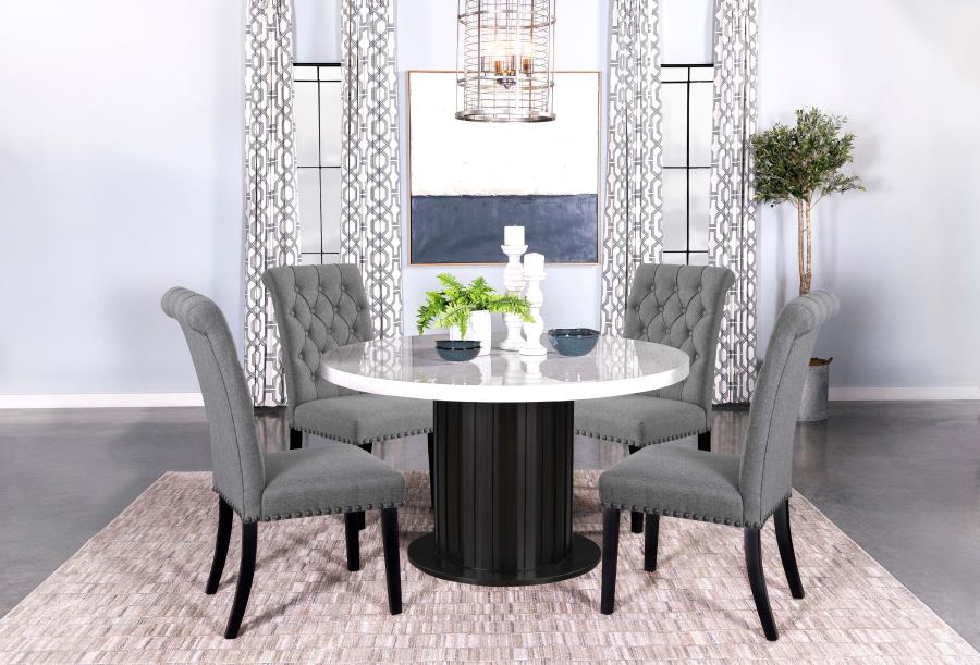 Sherry Grey 5 Pc Dining Set - MyWaynesHome #
