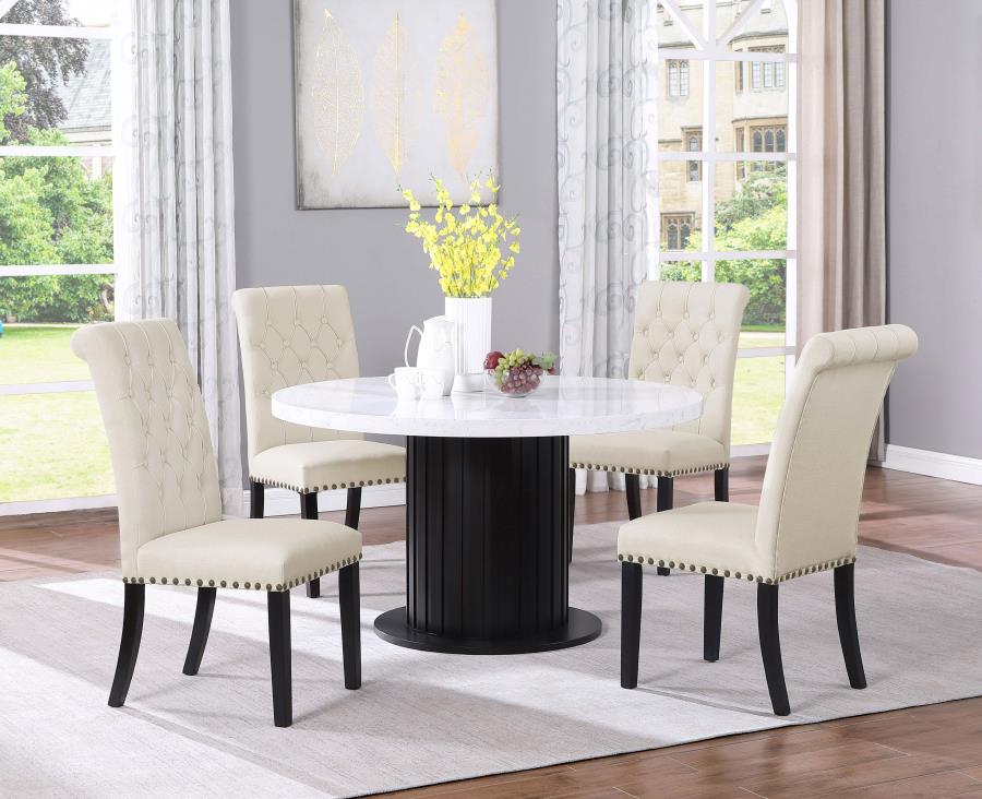 Sherry Beige 5 Pc Dining Set - MyWaynesHome #