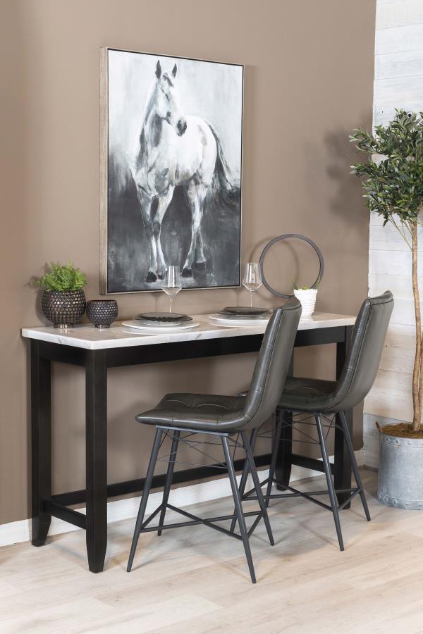 Toby White Counter Height Dining Table - MyWaynesHome #