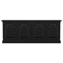 Florence 4-door Dining Sideboard Buffet Distressed Black - MyWaynesHome #