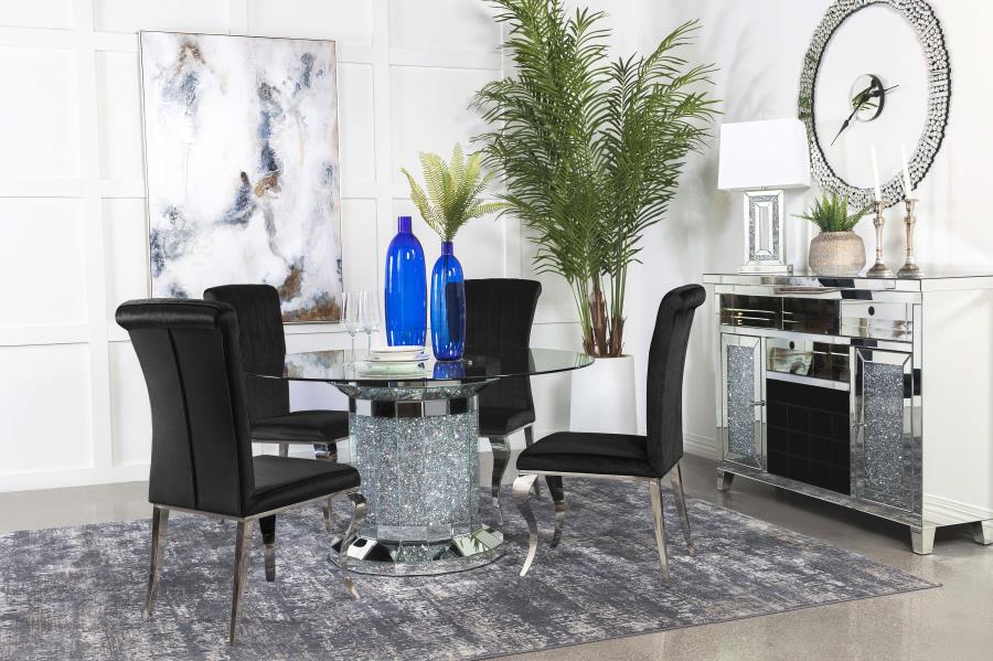 Ellie Silver Dining Table - MyWaynesHome #