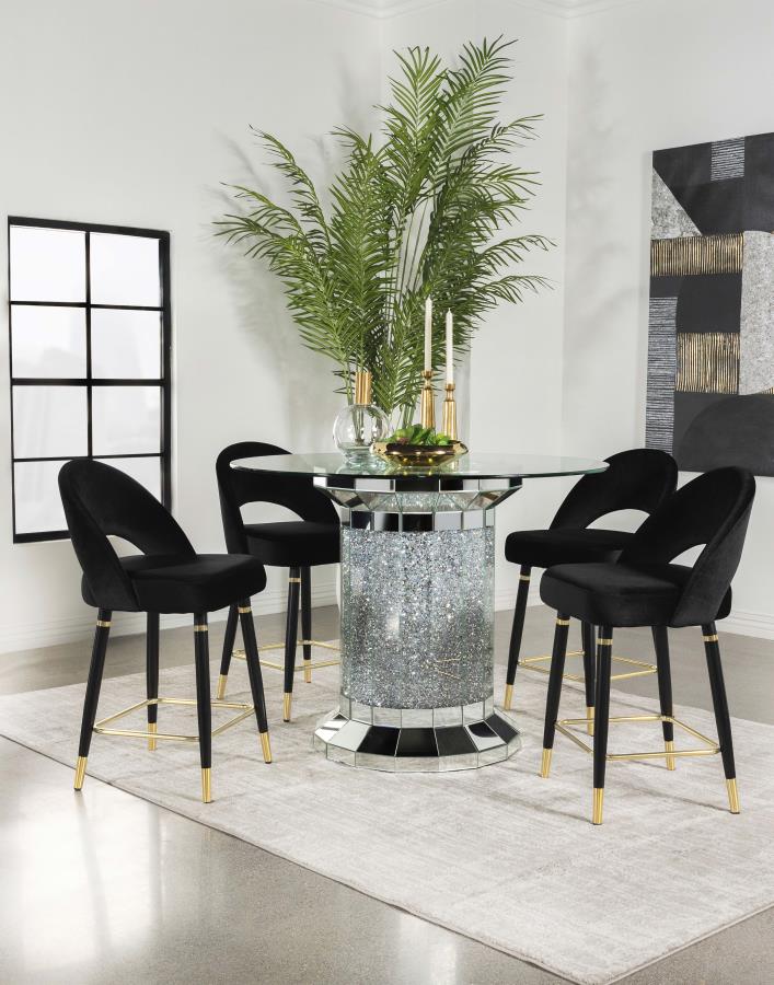 Ellie Silver Counter Height Dining Table - MyWaynesHome #