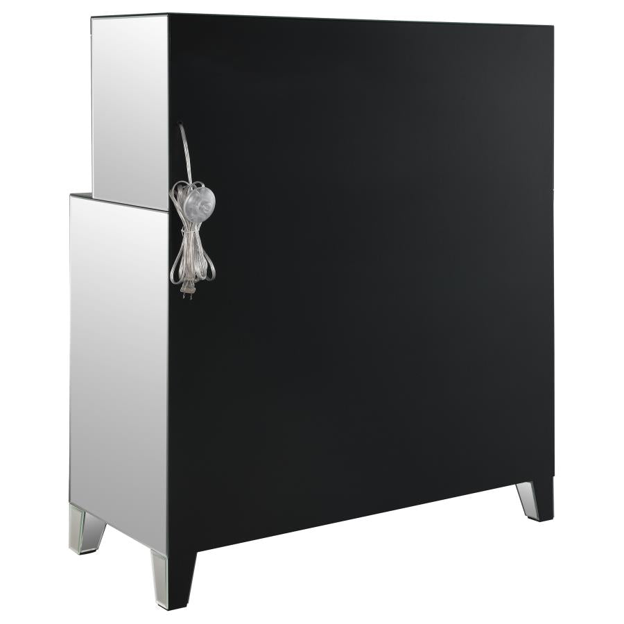 Yvaine Silver Bar Cabinet - MyWaynesHome #