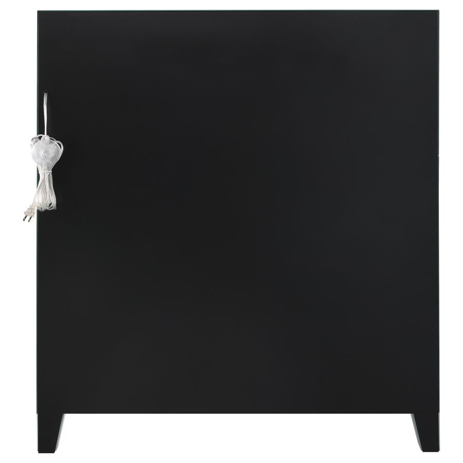 Yvaine Silver Bar Cabinet - MyWaynesHome #