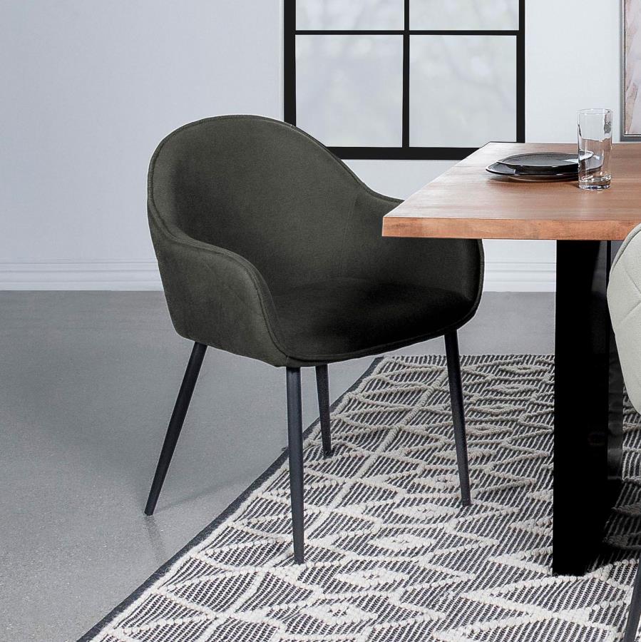 Emma Black Arm Chair - MyWaynesHome #