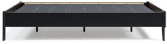 Finch - Cama Queen con Plataforma - Negra