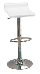 Bidwell White Adjustable Bar Stool - MyWaynesHome #