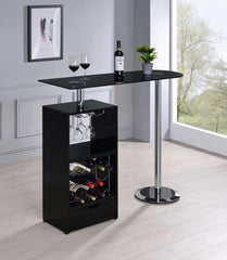 Koufax Black Bar Table - MyWaynesHome #